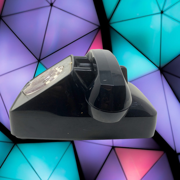 Vintage GTE Automatic Electric Rotary Black Desk Phone 80E Display/Parts/Prop - Picture 3 of 10